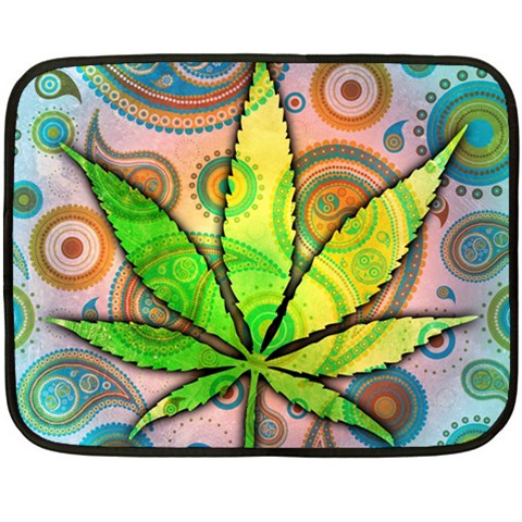 Ganja Double Sided Fleece Blanket (Mini) from ArtsNow.com 35 x27  Blanket Front