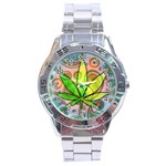 Ganja Stainless Steel Analogue Men’s Watch