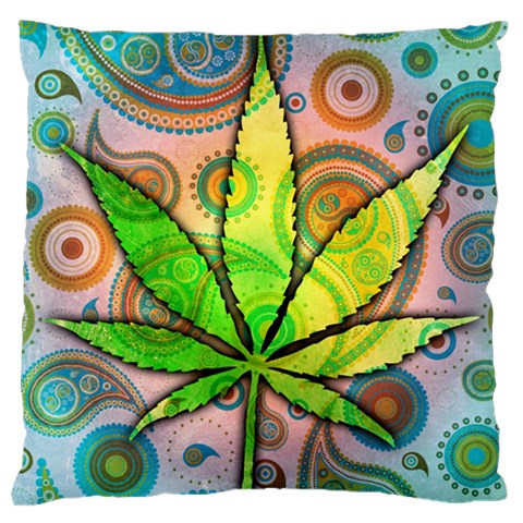 Ganja Large Cushion Case (Two Sides) from ArtsNow.com Front