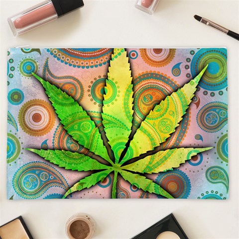 Ganja Cosmetic Bag (XXL) from ArtsNow.com Front