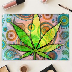 Ganja Cosmetic Bag (XXL) from ArtsNow.com Back