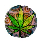 Ganja 15  Premium Round Cushion 