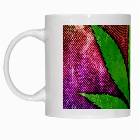 Pot Leaf White Mug from ArtsNow.com Left