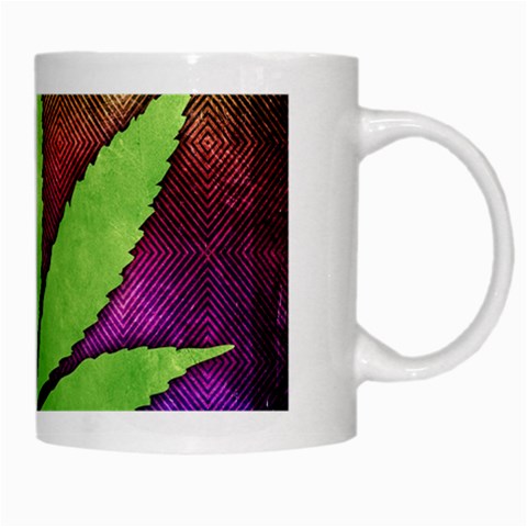 Pot Leaf White Mug from ArtsNow.com Right