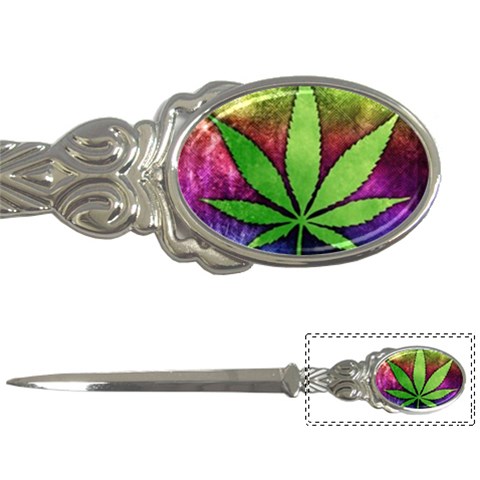 Pot Leaf Letter Opener from ArtsNow.com Front