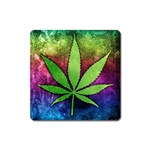 Pot Leaf Magnet (Square)