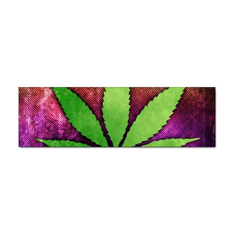 Pot Leaf Sticker Bumper (100 pack) from ArtsNow.com Front