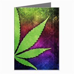 Pot Leaf Greeting Card from ArtsNow.com Left