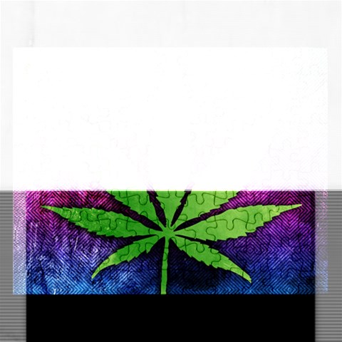 Pot Leaf Jigsaw Puzzle (Rectangular) from ArtsNow.com Front