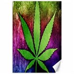 Pot Leaf Canvas 12  x 18 