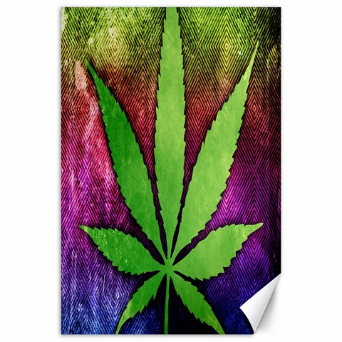 Pot Leaf Canvas 24  x 36  from ArtsNow.com 23.35 x34.74  Canvas - 1