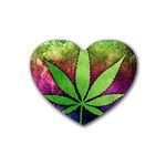 Pot Leaf Heart Coaster (4 pack)