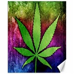 Pot Leaf Canvas 11  x 14 