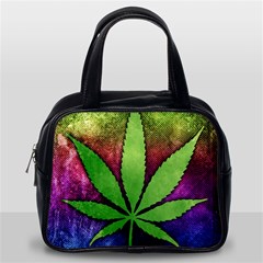 Pot Leaf Classic Handbag (Two Sides) from ArtsNow.com Back