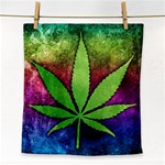 Pot Leaf Face Towel