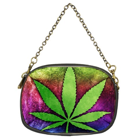 Pot Leaf Chain Purse (One Side) from ArtsNow.com Front