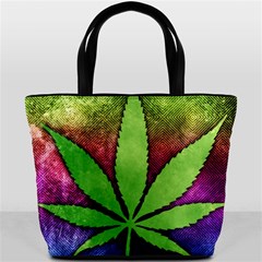 Pot Leaf Bucket Bag from ArtsNow.com Front