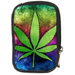 Pot Leaf Compact Camera Leather Case