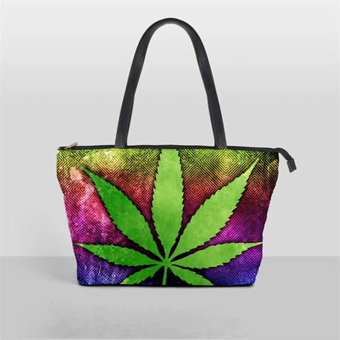 Pot Leaf Classic Shoulder Handbag from ArtsNow.com Front