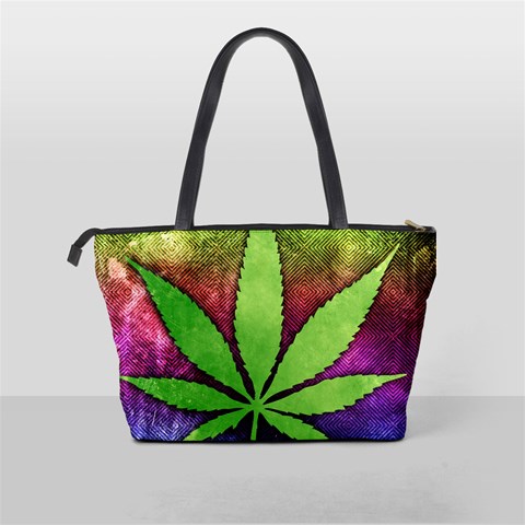 Pot Leaf Classic Shoulder Handbag from ArtsNow.com Back