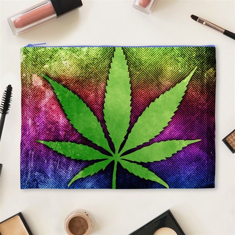 Pot Leaf Cosmetic Bag (XL) from ArtsNow.com Front