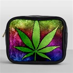 Pot Leaf Mini Toiletries Bag (One Side)