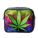 Pot Leaf Mini Toiletries Bag (Two Sides)