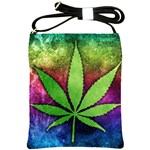 Pot Leaf Shoulder Sling Bag