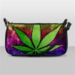 Pot Leaf Shoulder Clutch Bag