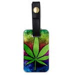 Pot Leaf Luggage Tag (one side)