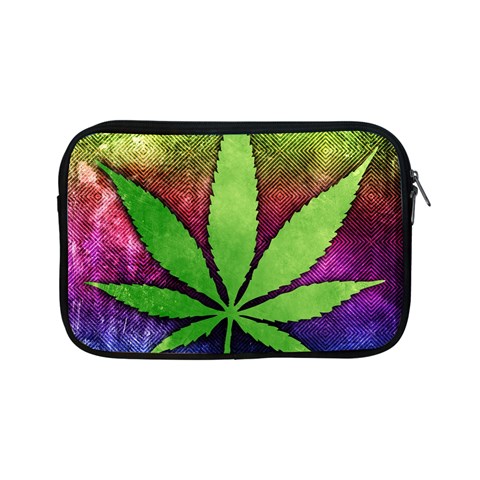 Pot Leaf Apple iPad Mini Zipper Case from ArtsNow.com Front