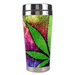 Pot Leaf Stainless Steel Travel Tumbler