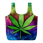 Pot Leaf Full Print Recycle Bag (L)