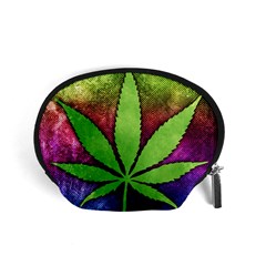 Pot Leaf Accessory Pouch (Small) from ArtsNow.com Front