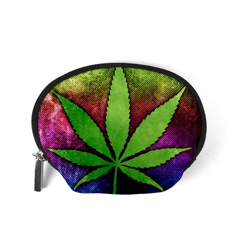 Pot Leaf Accessory Pouch (Small) from ArtsNow.com Back