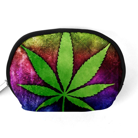 Pot Leaf Accessory Pouch (Medium) from ArtsNow.com Back