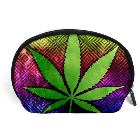 Pot Leaf Accessory Pouch (Large) from ArtsNow.com Front