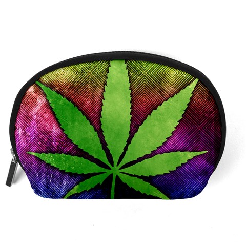 Pot Leaf Accessory Pouch (Large) from ArtsNow.com Back