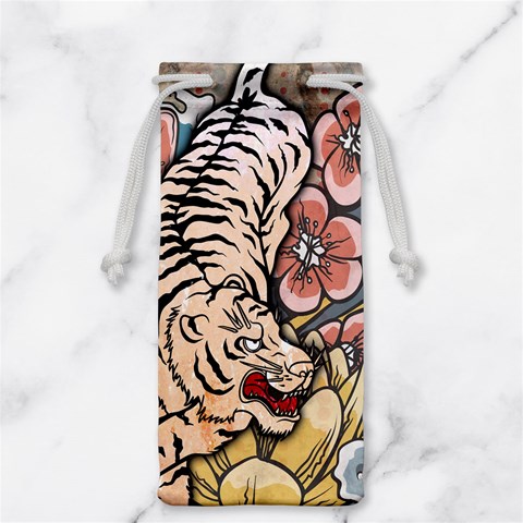 White Tiger Jewelry Bag from ArtsNow.com Front