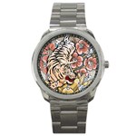 White Tiger Sport Metal Watch