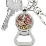 White Tiger Bottle Opener Key Chain