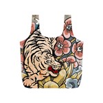 White Tiger Full Print Recycle Bag (S)