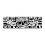 Sugar Skulls   Black And White Sticker Bumper (10 pack)