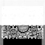 Sugar Skulls   Black And White Jigsaw Puzzle (Rectangular)