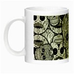 Sugar Skulls   Black And White Night Luminous Mug