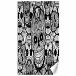 Sugar Skulls   Black And White Canvas 40  x 72 