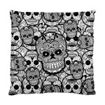 Sugar Skulls   Black And White Standard Cushion Case (One Side)