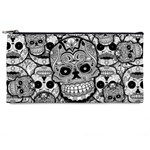 Sugar Skulls   Black And White Pencil Case