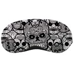 Sugar Skulls   Black And White Sleeping Mask