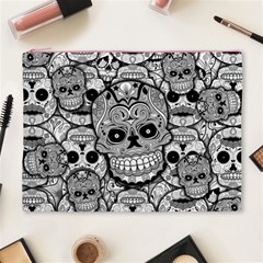 Sugar Skulls   Black And White Cosmetic Bag (XL) from ArtsNow.com Front